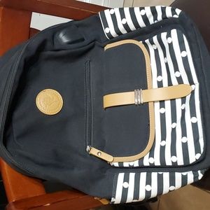 Black&white backpack, barely used.